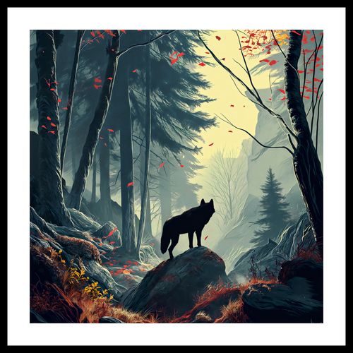 Plakat 40x40cm Leśne Echa na Arena.pl