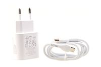 Ładowarka sieciowa Hoco PD 25W USB C + kabel USB C 1m biały