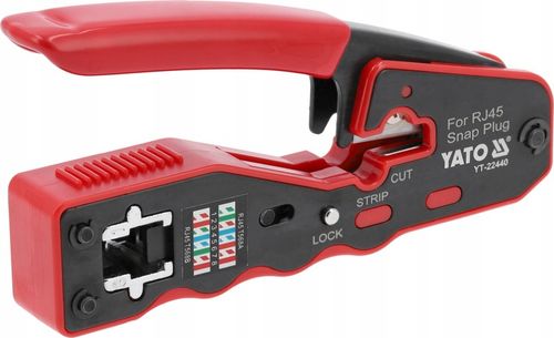 YATO SZCZYPCE 135MM DO ZACISKANIA WTYKÓW PRZELOTOWYCH WTYCZEK RJ45 na Arena.pl