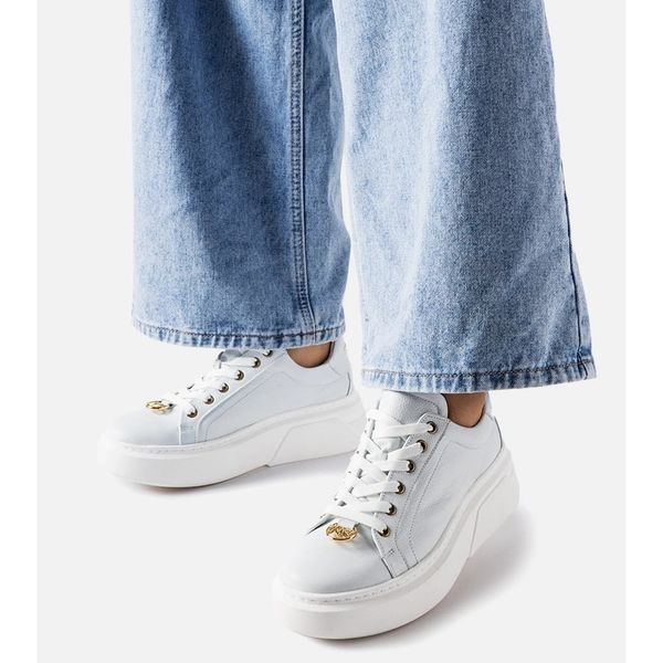 Błękitne półbuty sneakersy r.39 zdjęcie 3