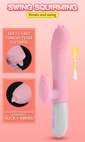 Wibrator-Silicone Vibrator Usb 7 Function And Thrusting Function na Arena.pl