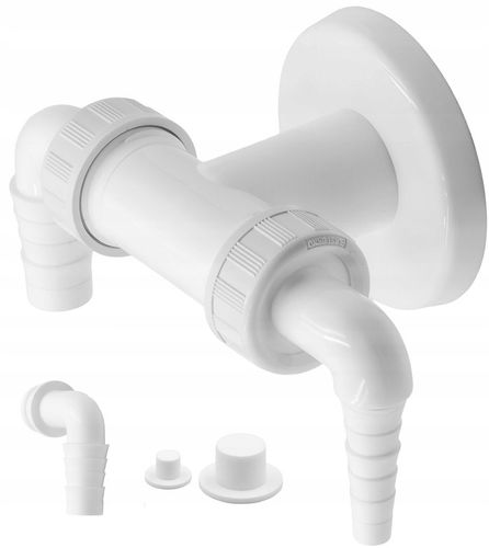 SYFON PODWÓJNY 32mm Z ZAWOREM ZWROTNYM DO PRALKI I ZMYWARKI / SUSZARKI na Arena.pl