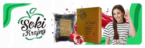 SOK Z GRANATU 100% 3L Tłoczony Z Granatów NATURALNY NFC Zdrowy BEZ CUKRU na Arena.pl