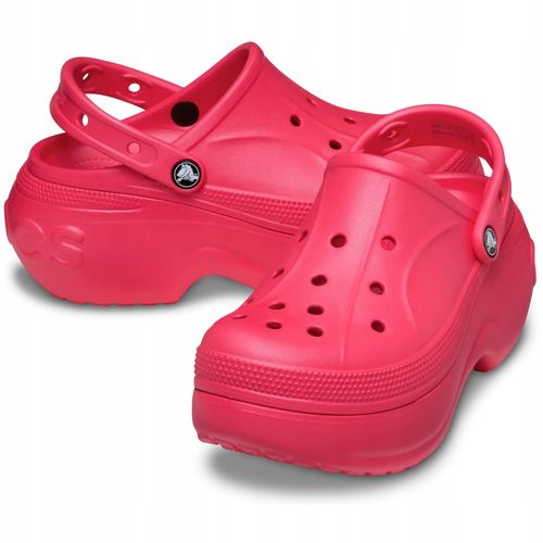 Damskie Buty Chodaki Platforma Koturn Crocs Bella 210062 Clog 38-39 na Arena.pl