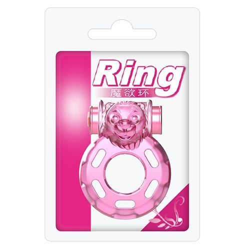 baile   vibrating cock ring bear pink na Arena.pl