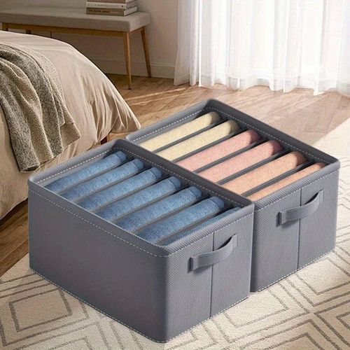 Zestaw Organizerów NA UBRANIA Pojemniki do SZAFY szuflady BIELIZNĘ na Arena.pl