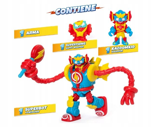 SUPER THINGS SUPERBOT POWER ARMS SUGARFUN 25123 zdjęcie 7