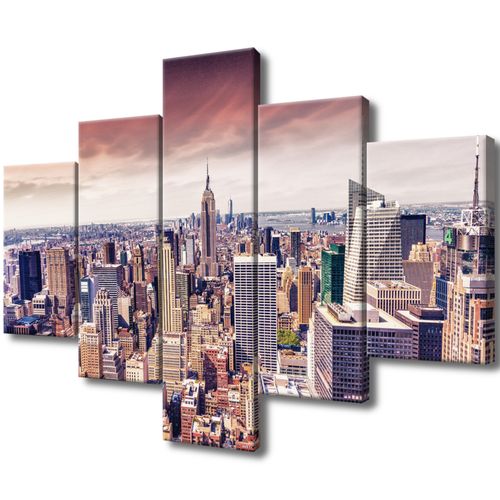 Obraz Drukowany 100X70 Drapacze Chmur W Ny na Arena.pl