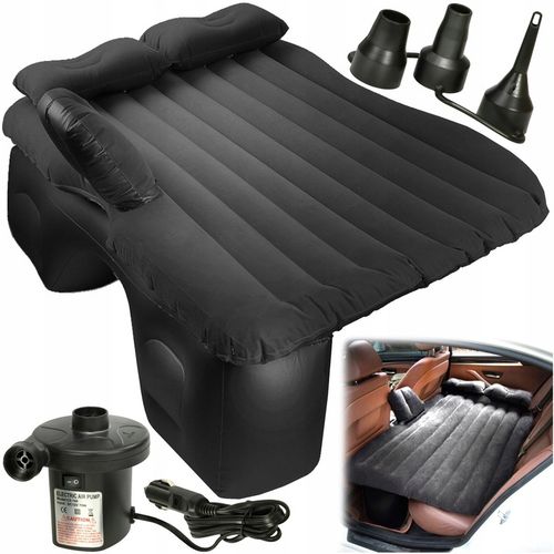 MATERAC DMUCHANY DO SAMOCHODU AUTA ŁÓŻKO DO SPANIA POMPKA POKROWIEC CZARNY na Arena.pl