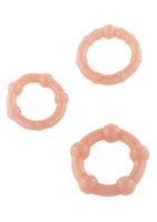 Trzy Żelowe Ringi Erekcyjne Stay Hard Natural