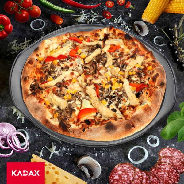 BLACHA TACA FORMA DO PIZZY PIECZENIA 31 CM POWŁOKA zdjęcie 8