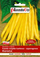 NASIONA Fasola Szparagowa Karłowa Korona 40g PLANTICO Żółta 407633