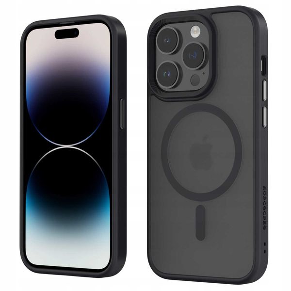 Spacecase Hybrid Mag Iphone 14 Pro Black zdjęcie 10