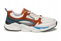 Lumberjack Ezra Casual Comfort Męskie buty sportowe na co dzień (białe)