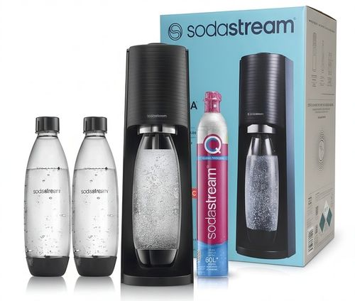 saturator do wody gazowanej SodaStream Terra czarny 2 butelki 1L + CO2 na Arena.pl