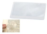 LUPA WIZYTÓWKA SOCZEWKA FRESNELA KARTKA 85X55MM