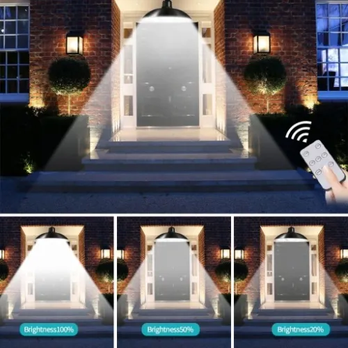 Lampa solarna żyrandol 2x panel solar + pilot 2w1 na Arena.pl