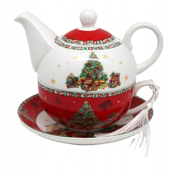 ŚWIĄTECZNY DZBANEK Z FILIŻANKĄ TEA FOR ONE zdjęcie 5