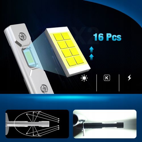 ŻARÓWKI LED H1 RETRIFY S&D ULTRA CICHE FANLESS LINE 1:1 BEZ ADAPTERÓW 6500K na Arena.pl