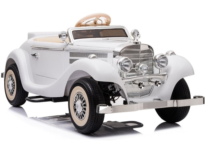 Auto na akumulator Mercedes 540K Biały zdjęcie 1