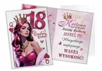 karnet 18-nastka urodziny królowej 164