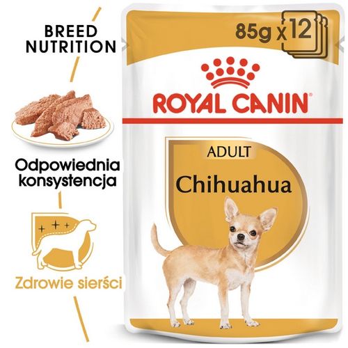 Karma dla dorosłych i starszych psów rasy Chihuahua Royal Canin Pasztet 85g na Arena.pl