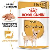 Royal Canin Chihuahua Adult Karma Mokra - Pasztet, Dla Psów Dorosłych Rasy