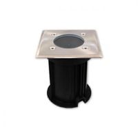 LED NAJAZDOWA GU10 KWADRAT IP66 MAX 35W ALUMINIUM LED