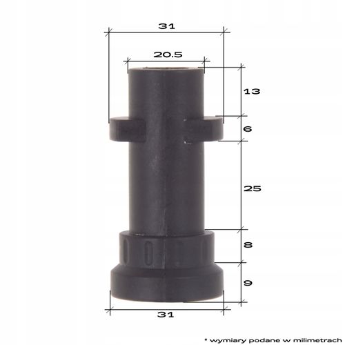 Redukcja BAYONET adapter do z KARCHER HD HDS M22 na serię K2 K3 K4 K5 K6 K7 na Arena.pl
