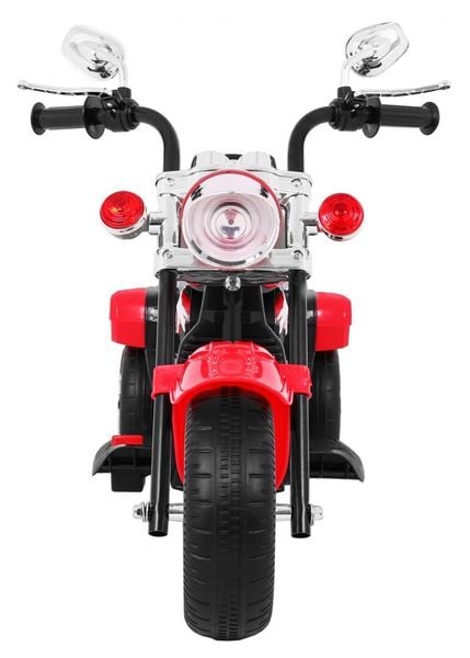 Motorek Chopper Nightbike Czerwony zdjęcie 3