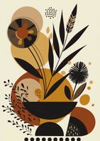 Plakat 21x29,7cm Ogrody Geometryczne