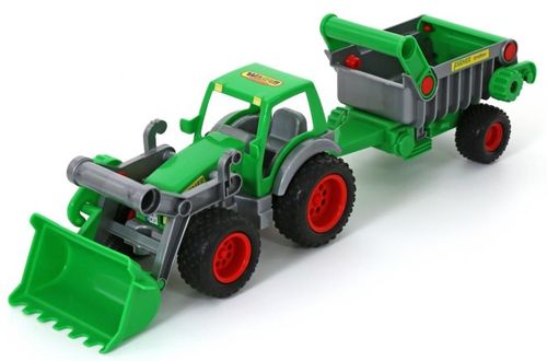TRAKTOR-ŁADOWARKA Z NACZEPĄ FARMER-TECHNIK HIT! na Arena.pl