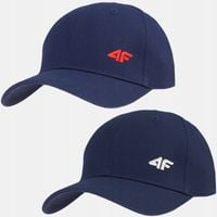 Czapka z Daszkiem Męska Damska 4F komplet 2szt Bejsbolówka zestaw ZC11 L/XL