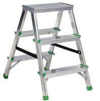 Drabina schodki taboret aluminiowe BET 60cm 3 stopnie fra