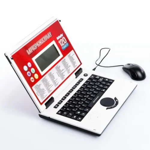 LAPTOP EDUKACYJNY DLA DZIECI KINDERPLAY NAUKA LICZENIA LITERKI GRY 120 na Arena.pl