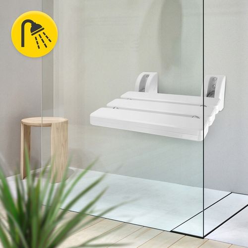 SIEDZISKO KRZESEŁKO SKŁADANE DO WANNY PRYSZNICOWE ŚCIENNE DLA SENIORA na Arena.pl