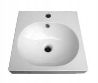 UMYWALKA ŁAZIENKA 40x40 na szafkę BIAŁA