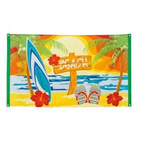 flaga hawajska - plaża 150x90 cm urodziny party