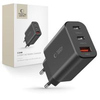 Ładowarka Sieciowa Tech-Protect 30W PD QC3.0 3xUSB Szybkie Ładowanie
