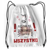 Plecak Dla Rafała Sportowy Szkolny Worek Torba Z Nadrukiem Ze Zdjęciem