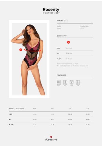 Rosenty Body Otwarte  M/L na Arena.pl