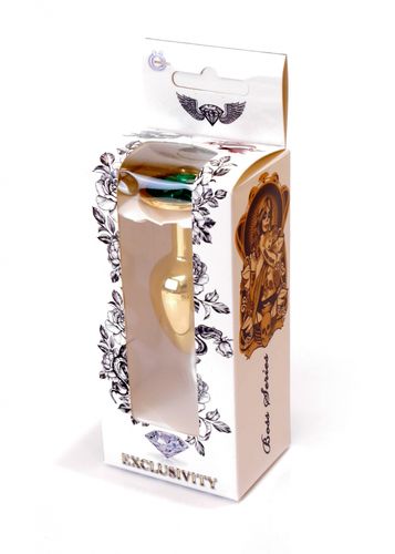 plug jewellery gold plug  green na Arena.pl