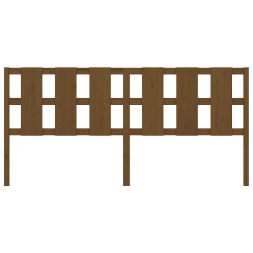 Wezgłowie łóżka, miodowy brąz, 205,5x4x100 cm, drewno sosnowe na Arena.pl