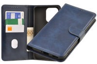 Etui portfel Wallet do Oppo A6 Pro 5G granatowy