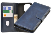 Etui portfel Wallet do Oppo A6 Pro 5G granatowy