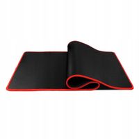 2 x Podkładka pod mysz i klawiaturę dla graczy 900 x 400 x 3 mm czarna z cz