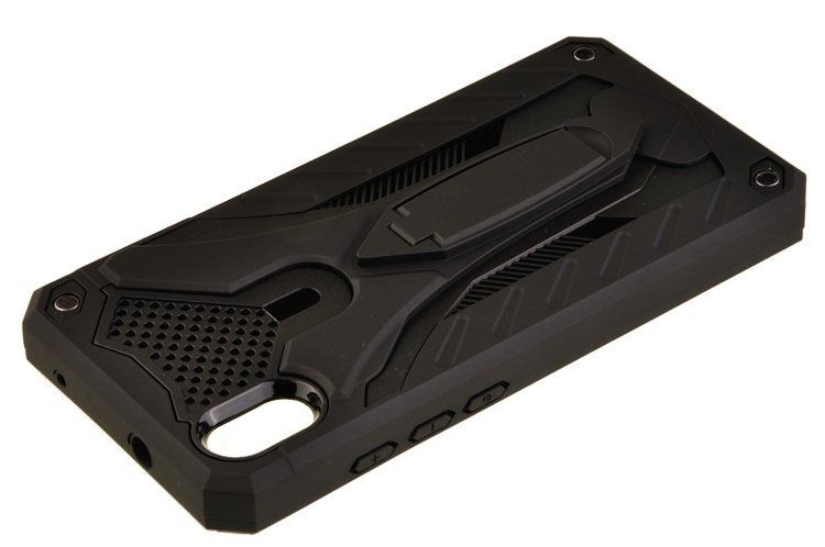 Pancerne etui Phantom TPU +PC do Xiaomi Redmi 7A czarny zdjęcie 2