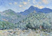 Plakat 100x70cm Valle Buona, Near Bordighera, Monet Vintage