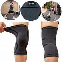 Orteza Kolana Ściągacz Sportowy Stabilizator Elastyczny na Trening DrFit