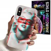 ETUI DO XIAOMI REDMI 9A - Monroe MODNE KOBIECE WZORY + SZKŁO